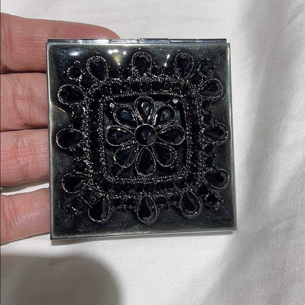 Mirror compact with bejeweled case NWT in bag